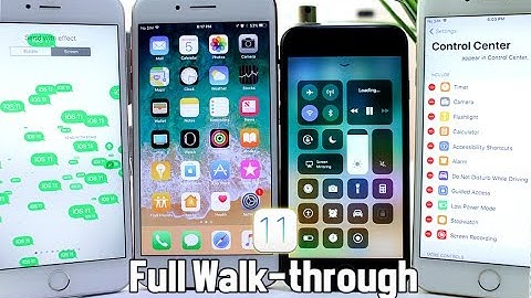 iOS 11 Full Walk-through