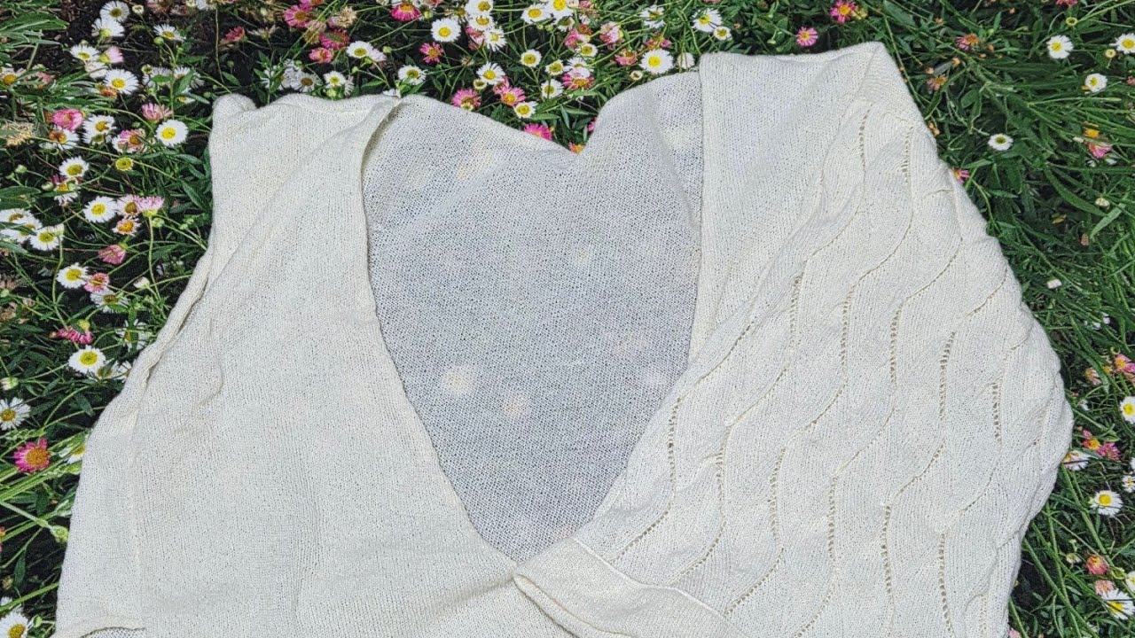 Knit with me: knitting real-time 10-min visual asmr