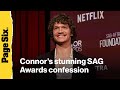 Connor Storrie's stunning SAG Awards confession following new 'Heated Rivalry' fame