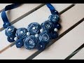 Fabric Necklace DIY / عقد من قماش / إصنع بنفسك