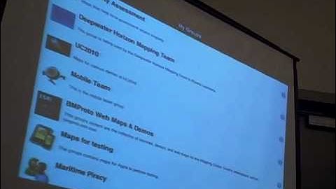 ArcGIS on iPhone (iOS) demo at ESRIUC