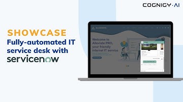 Automating IT services with Cognigy.AI & ServiceNow