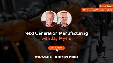 Next Generation Manufacturing with Exergy Solutions