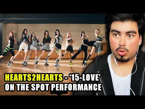 FULL CHOREO!!! | Hearts2Hearts '15-LOVE'｜On the Spot | REACTION