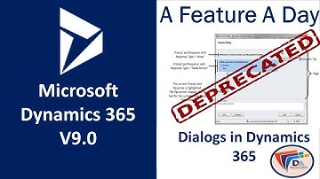 Microsoft Dynamics 365 v9 deprecated Features - Process Dialog | Dynamics 365 dialogs deprecated