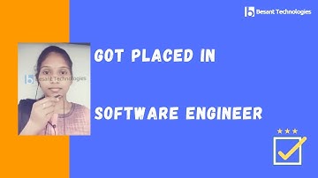 Besant Technologies Online Training Reviews | VENI Got Placed in Blackstraw 4LAC | Full Stack Course