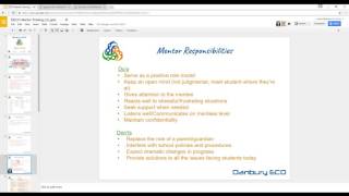 Workplace Learning eMentoring DECO Online Mentor Training 9_28_2016