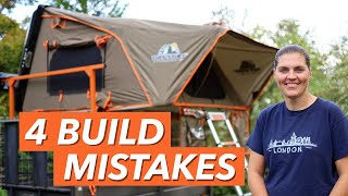 4 Things we did WRONG on our Roof Top Tent Trailer Build