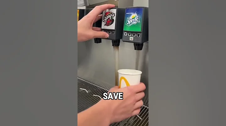 Soda Machine Water Down Secret