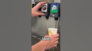 Soda Machine Water Down Secret