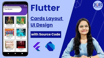 Flutter | Cards Layout UI Design Tutorial For Beginners | Android Studio