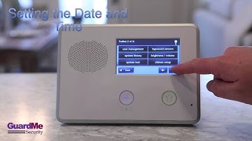GuardMe Touch Screen Tutorial: Steps to Set Date & Time in Home Security System