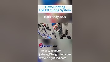 Flexo UV LED Curing System for Mark Andy