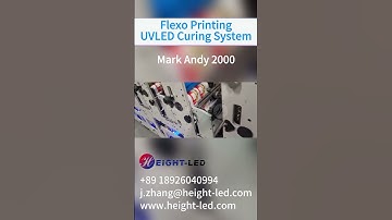 Flexo UV LED Curing System for Mark Andy