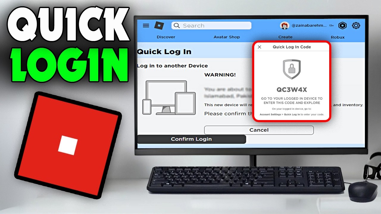 How To Use Quick Login Roblox 2026 YouTube 