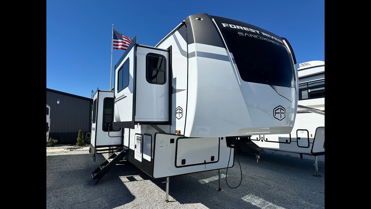 New 2026 Forest River RV Sandpiper 3990FL Fifth Wheel at RV
