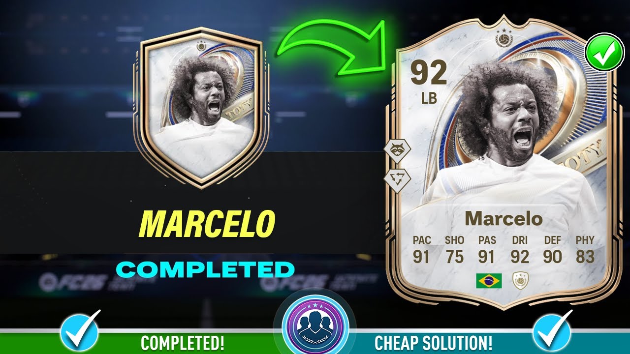 Marcelo✨ 92 TOTY Icon Marcelo SBC Solution - Cheap Solution & Tips - FC 26