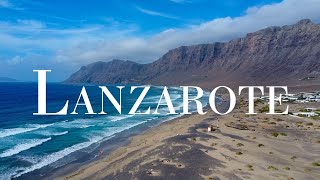 Lanzarote 4K, Canary Islands, Drone footage & Relaxing Music, Calming Video, Meditation