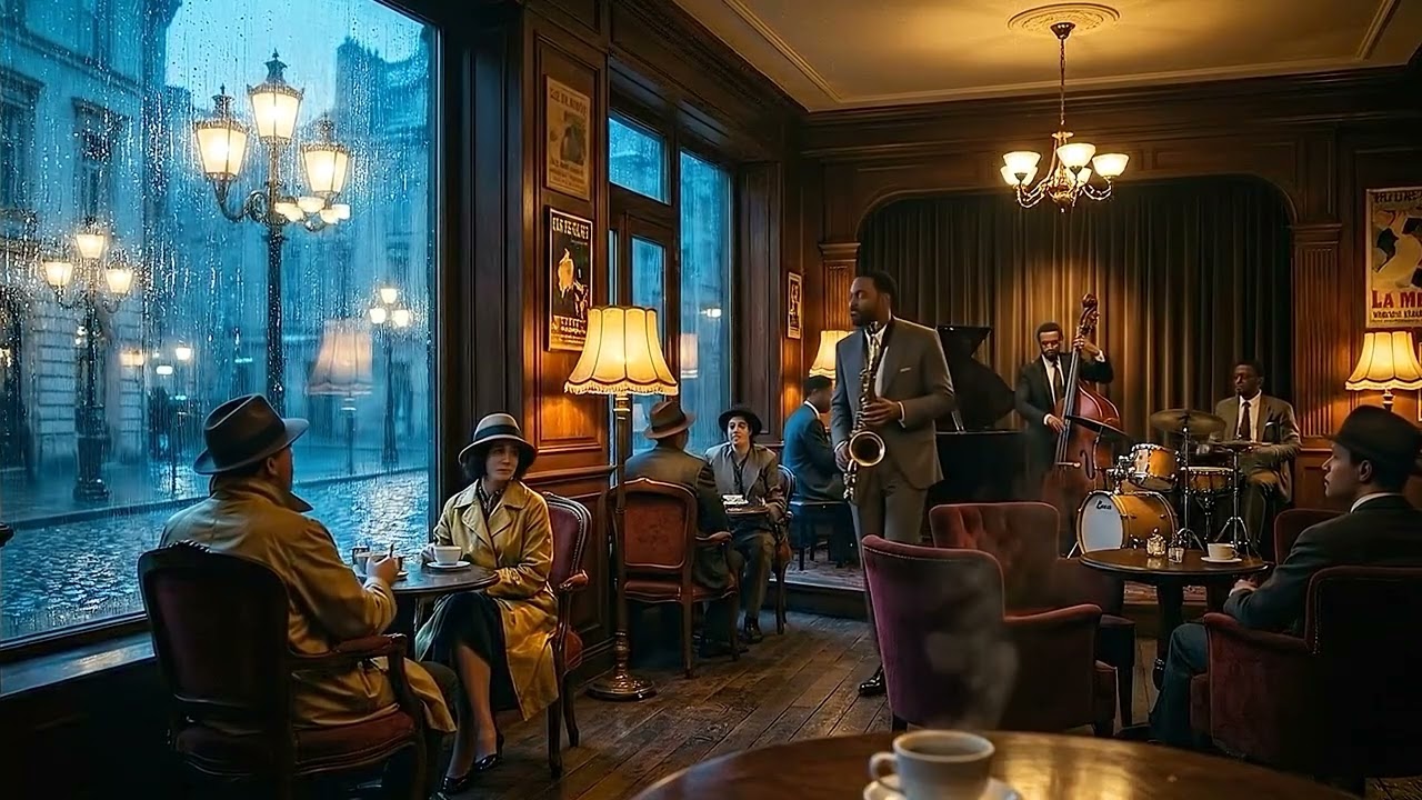 Blues & Jazz 🎷 Smoky American Bar Ambience | Smooth Instrumental Lounge Music