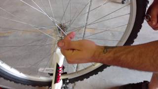 Bicycle Front Wheel Installation