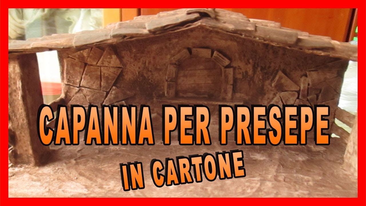 Diy Come Fare Una Capanna In Cartone Per Presepe Di Statuine Da 9cm Tutorial Semplice Parte1 2 Youtube