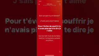 Est-ce que tu m’aimes ? Maîtres gims ( speed up )