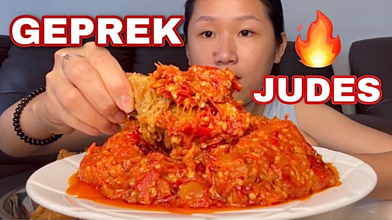 MUKBANG SAMBAL GEPREK JUDES MAMPUS 🔥 + AYAM CRISPY KFC RAJANYA AYAM 😩 #jejezhuang