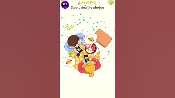 Delete Puzzle level 196 Funny Mobile Games Android ios, Max levels Gameplay Walkthrough #shorts