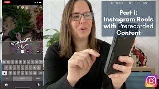 Beginner Instagram Reels Tutorial With Prerecorded Content (Part 1) screenshot 4