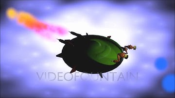 Blender 2.6 3D Animation CG Particle Sample