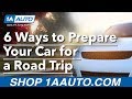 Top 6 Ways to Prepare Your Car for a road trip travel or vacation