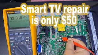 Hisense Smart TV: How to Identify a Shorted Capacitor Without Using Thermal Imaging.