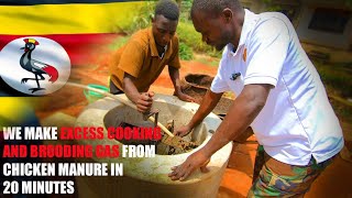 How To Make Excess Biogas With Chicken Poop (Uganda)