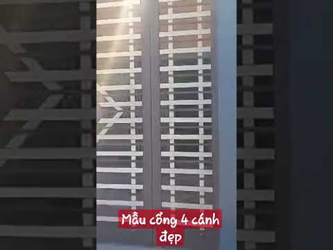Video mẫu cổng 4 cánh đẹp - youtube