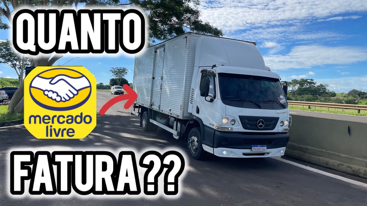 QUAL VALOR CAMINHÃO CONSEGUE FATURAR NAS COLETAS DO MERCADO LIVRE?🤔
