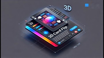 🎬✨ Amazing 3D Flip Card Animation Tutorial! ✨🎬