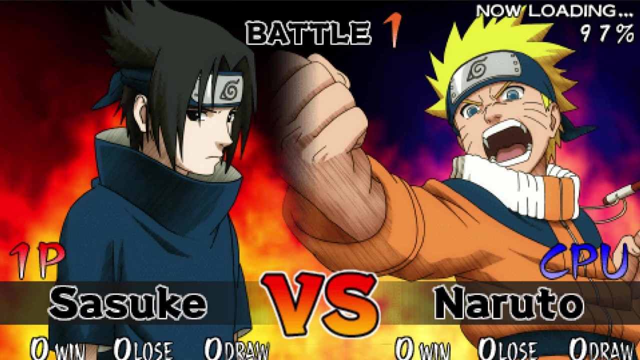 Naruto: Ultimate Ninja Heroes 2 The Phantom Fortress | Sasuke Uchiha vs Naruto Uzumaki