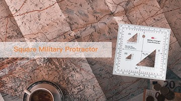 How to Use the Square Military Protractor ?
