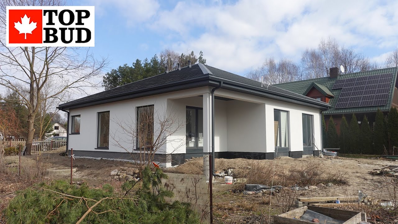 Dom szkieletowy-parterowy 102 m2, stan deweloperski
