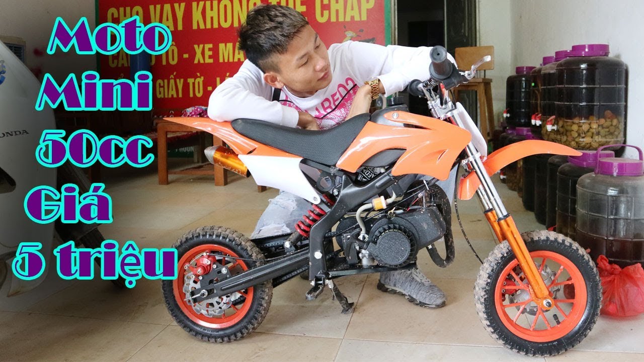 xe cào cào mini 50cc giá rẻ 1 triệu  xe moto mini cào cào chạy bằng xăng 2  thì