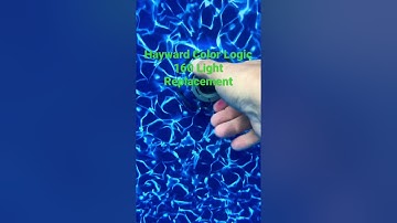 How to Replace Hayward Color Logic 160 Light with water in pool