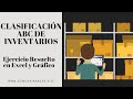 Método ABC de INVENTARIOS ► EJEMPLOS RESUELTOS en EXCEL y GRÁFICO