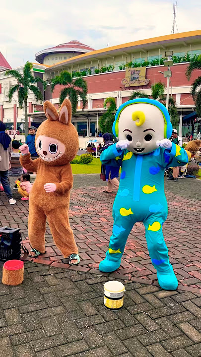 Badut upin dan labubu stecu stecu