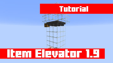 Item Elevator FIX for Minecraft 1.9 [WORKS IN 1.11]