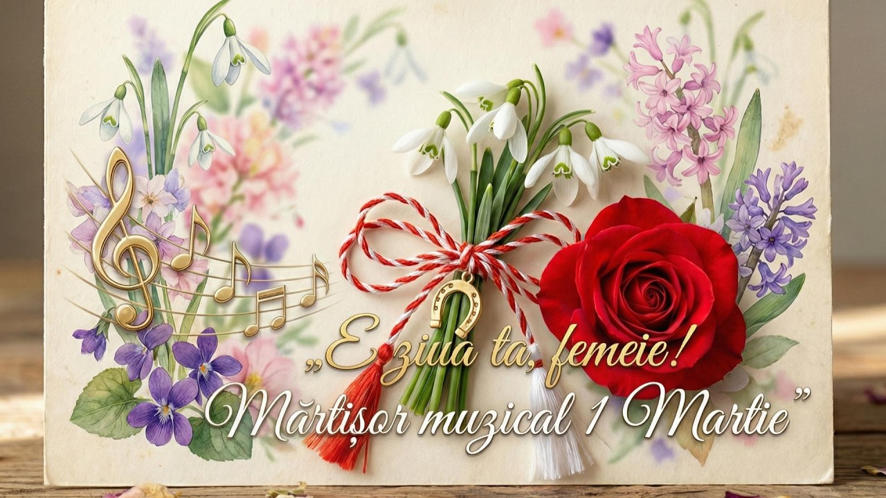 🌹 E ziua ta, femeie! Cadou Muzical Dedicat Femeilor Dragi Din Viața Ta!