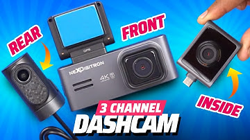BEST Triple Channel Dashcam For Your Car!!⚡️Nexdigitron Prime Plus Review