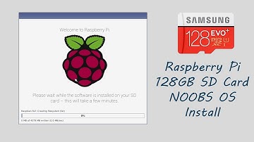 Raspberry Pi 128GB SD Card Raspbian OS Install