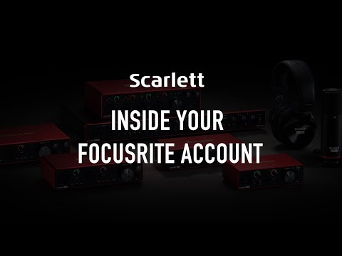 Inside your Focusrite account