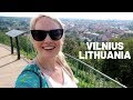 American Girl&#39;s First Impression of Vilnius Lithuania | Travel Vlog
