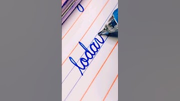 today in cursive| how to write cursive #ytshorts #art #cursive #shortvideo #shorts #satisfying